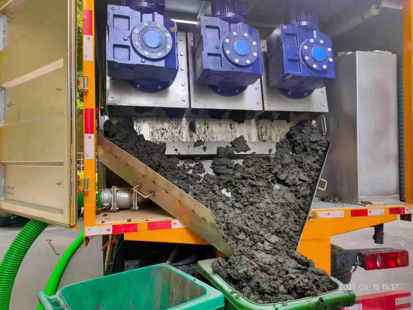 土默特左化粪池清掏城市维护站-泥浆净化干湿分离处理